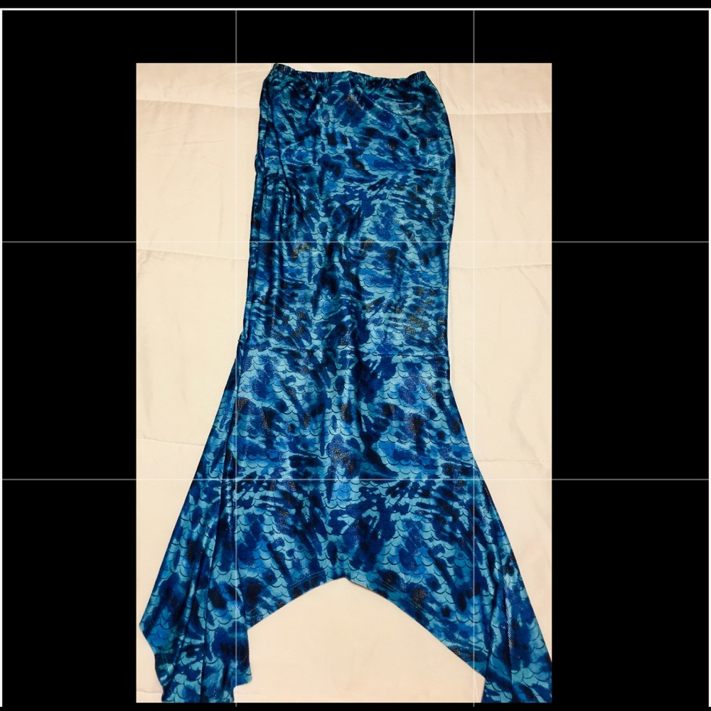 Justice Blue Swim Mermaid Tail